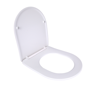 Сидіння для унітаза підлогового (Dove) 425×363×30 мм, White, з мікроліфтом, Slim Duroplast, Quick Release QT06228380BW3 Qtap №19