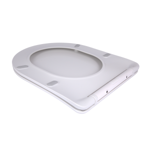 Сидіння для унітаза підлогового (Dove) 425×363×30 мм, White, з мікроліфтом, Slim Duroplast, Quick Release QT06228380BW3 Qtap №20