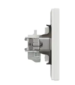 Розетка без заземления Белая, Asfora EPH3000121 комплект 5 шт №8