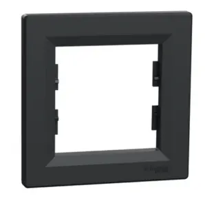 Рамка 2-постовая, горизонтальная Антрацит, Asfora EPH5800271 комплект 10 шт №3