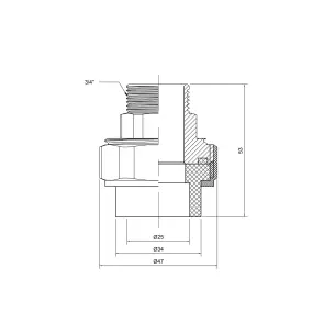 Угон "Американка" PPR Thermo Alliance 25х3/4" УР №3