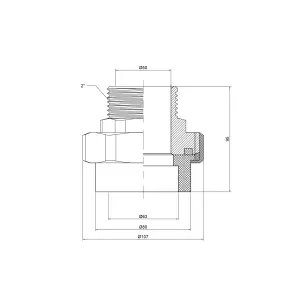 Згін "Американка" PPR Thermo Alliance 63х2" ЗР №3