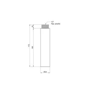 Подовжувач Thermo Alliance Standart 100х1/2" хром SD13015100 №2