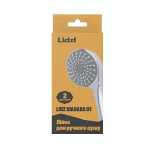 Лейка для ручного душа Лейки Lidz Niagara 01 98 мм округлая LDNIA01CRM22034 Chrome №3