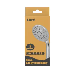 Лійка для ручного душу Лейки Lidz Niagara 20 80 мм округла LDNIA20CRM35448 Chrome №5