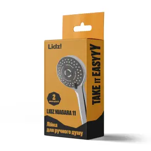Лійка для ручного душу Лейки Lidz Niagara 11 98 мм округла LDNIA11CRM35464 Chrome №5