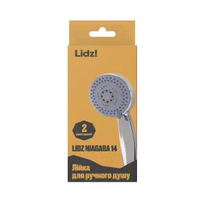 Лійка для ручного душу Лейки Lidz Niagara 14 95 мм округла LDNIA14CRM35465 Chrome №5