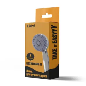 Лійка для ручного душу Лейки Lidz Niagara 14 95 мм округла LDNIA14CRM35465 Chrome №6