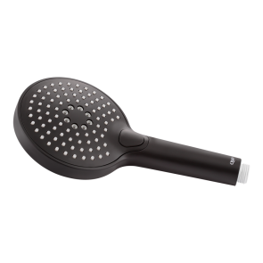 Лійка для ручного душу Qtap Rucni 120 мм округла QTRUCA120O3KBB Black Matt №1