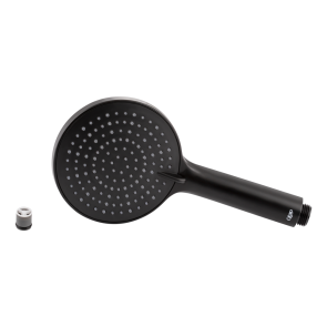 Лійка для ручного душу Qtap Rucni 115 мм округла QTRUCA116O3PBB Black Matt №3