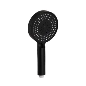 Лейка для ручного душа Qtap Rucni D 130 мм округлая QTRUC125BLM45951 Black Matt №1