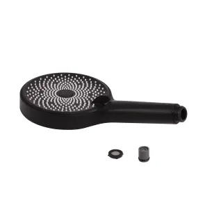 Лейка для ручного душа Qtap Rucni D 130 мм округлая QTRUC125BLM45953 Black Matt №3