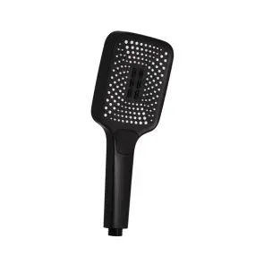 Воронка для ручного душа Qtap Rucni 140x110 мм прямоугольная QTRUC125BLM45955 Black Matt №1
