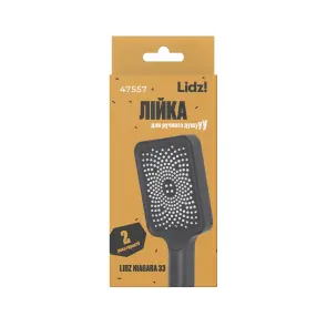 Воронка для ручного душа Lidz Niagara 33 145x95 мм прямоугольная LDNIA33BLM47557 Black Matt №4