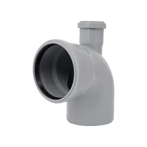 Коліно каналізаційне з відводом TA Sewage 50х110х110, 90° (вгору) №2