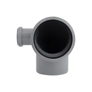 Коліно каналізаційне з відводом TA Sewage 50х110х110, 90° (в ліво) №5