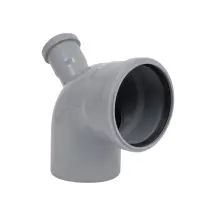 Отвод (колено) 110x90° с отводом 50х67° TA Sewage