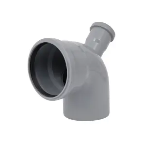 Отвод (колено) 110x90° с отводом 50х67° TA Sewage №3
