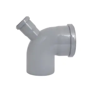 Отвод (колено) 110x90° с отводом 50х67° TA Sewage №4