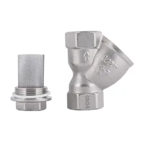 Фильтр грубой очистки Thermo Alliance Forte 1/2"ВВ никель для воды косой TAF124W15 №6