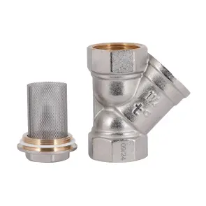 Фільтр грубої очистки Thermo Alliance Standart 1 1/4"ВВ нікель для води косий TAS124W32 №6