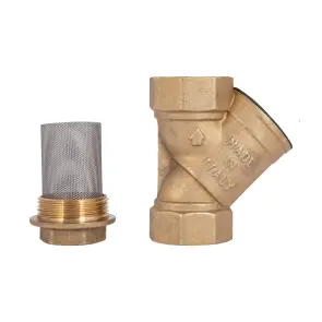 Фильтр косой Icma №50 грубой очистки 1 1/4"ВВ латунный 83050AG05 №5