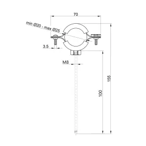 Хомут Thermo Alliance Forte 1/2" (D20-25 мм) SF10015 №4