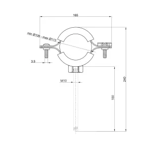 Хомут Thermo Alliance Forte 4" (D108-113 мм) SF100100 №4