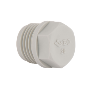 Заглушка PPR Blue Ocean с резьбой 20х1/2" ЗР №1
