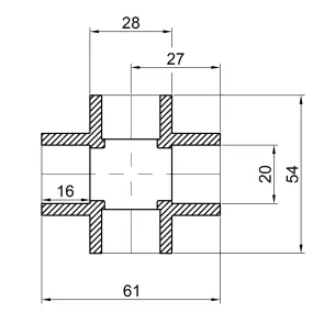 Крестовина PPR Thermo Alliance 20 №4