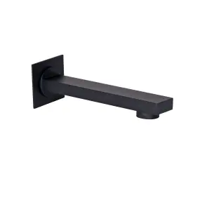 Излив для систем скрытого монтажа Qtap Vytok 180 мм прямоугольный QTVYT246BLM45933 Black Matt №1