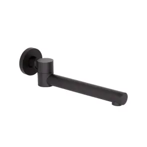 Излив для систем скрытого монтажа Qtap Vytok 240 мм округлый QTVYT246BLM45935 Black Matt №1
