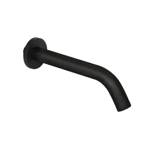 Вилив для систем прихованого монтажу Qtap Vytok 200 мм округлий QTVYT246BLM45931 Black Matt №1