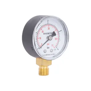 Манометр Thermo Alliance Standart 50 мм 1/4", нижнє підмикання SD1704B №4