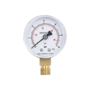 Манометр Thermo Alliance Standart 50 мм 1/4", нижнє підмикання SD1706B №1