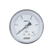 Манометр Icma 1/4" 0-10 бар, заднее подключение №243