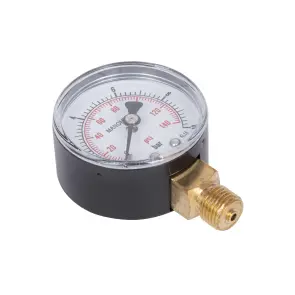 Манометр Thermo Alliance Standart 10 бар 1/4", нижнє підмикання SD17010B №5