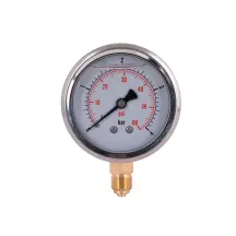 Манометр с глицерином Thermo Alliancе Forte 4 бар, 1/4"С, нижнее подключение TAF170G4B