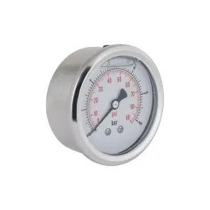 Манометр із гліцерином Thermo Alliancе Forte 6 бар, 1/4"З, заднє підключення TAF171G6B №4