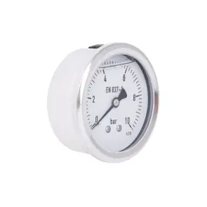 Манометр глицериновый Thermo Alliancе Forte d63 мм, 1/4" С задним подключением (латун.) 0-10 бар TAF171G10B №2
