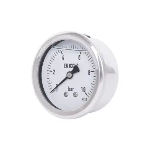 Манометр глицериновый Thermo Alliancе Forte d63 мм, 1/4" С задним подключением (латун.) 0-10 бар TAF171G10B №3