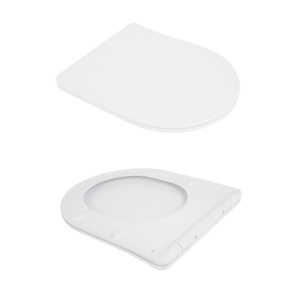 Унітаз підвісний Jay Rimless 485×360×320 мм, White, з сидінням Slim Duroplast/ Soft-close/ Quick Relase QT07335177RW Qtap №4