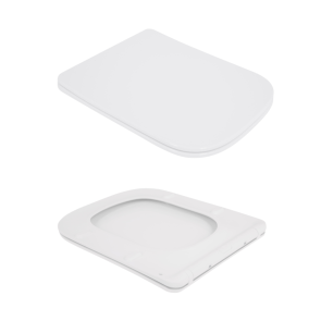 Унитаз подвесной Crow Rimless 485х340х330 мм, White, с сиденьем Slim Duroplast/ Soft-close/ Quick Release QT05335171RW Qtap №3