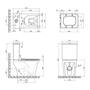 Бачок для унітаза Qtap Kalao QT08221213AW1 №6