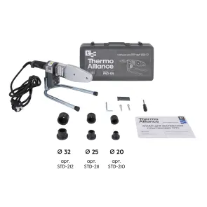 Паяльник для пластикових труб Thermo Alliance PRO-101 Ø20-32 (автоматичний з дісплеєм, 600W) №7