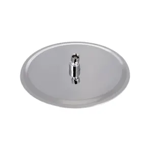Лійка для верхнього душу Лейки Lidz Лейка 130 300 мм округла LDNIA130NKS32451 Chrome №2