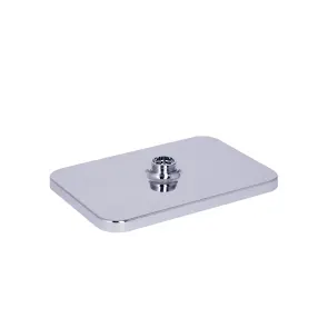 Воронка для верхнего душа Qtap Hlavova 260x180 мм прямоугольная QTHLA107CRM45785 Chrome/White №4