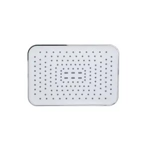 Воронка для верхнего душа Qtap Hlavova 260x180 мм прямоугольная QTHLA107CRM45785 Chrome/White №1