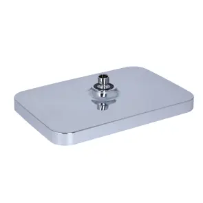 Лійка для верхнього душу Qtap Hlavova 330x220 мм прямокутна QTHLA107CRM45944 Chrome №3