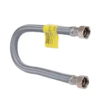 Шланг Forte для воды D10 60 см NYLON 1/2"x1/2" ВВ TAF383W60 Thermo Alliance